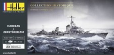 Heller 85009 1:400th scale Collection Historique Marceau + Zerstörer Z31