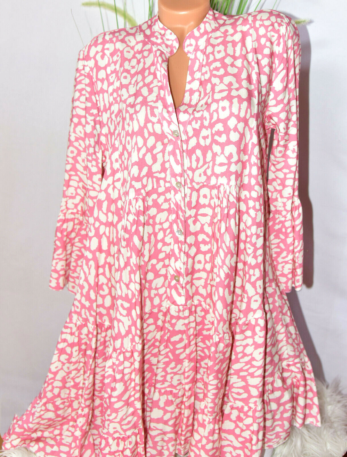 Купить Italy Boho Hippie Blusenkleid 