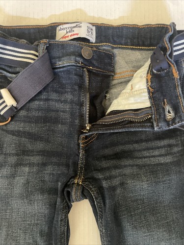 Abercrombie & Fitch Youth Boys Super Skinny Medium Wash Jeans Slim Size 9/10 - Picture 6 of 11