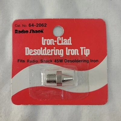 RADIOSHACK Radio Shack 45 Watt Desoldering Iron Tip, 64-2062 Soldering New Sealed