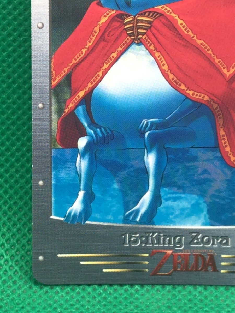 No.15 King Zora The legend of ZELDA card BANDAI 1999 JAPAN rare | eBay