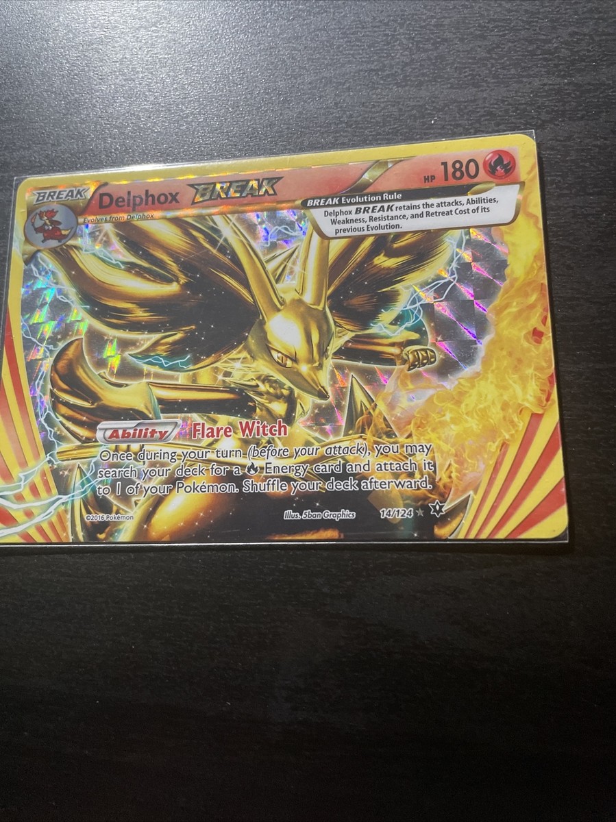 delphox break pokemon card value Amazon.com: Pokemon - Delphox Break (14/124) - XY Fates Collide main image 1