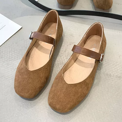 Ballerine donna slip on scuola Mary Jane punta tonda decolte comode ragazza passeggio - Foto 16 di 27