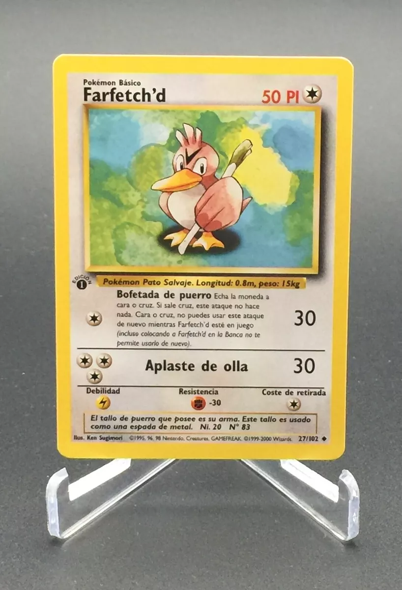 PSA 10 1st Edition Farfetch'd - Spanish - Pokemon Card