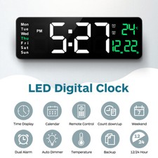 Reloj Digital Pared Digital Reloj de Pared Grande Reloj Digital Exterior Reloj Número
