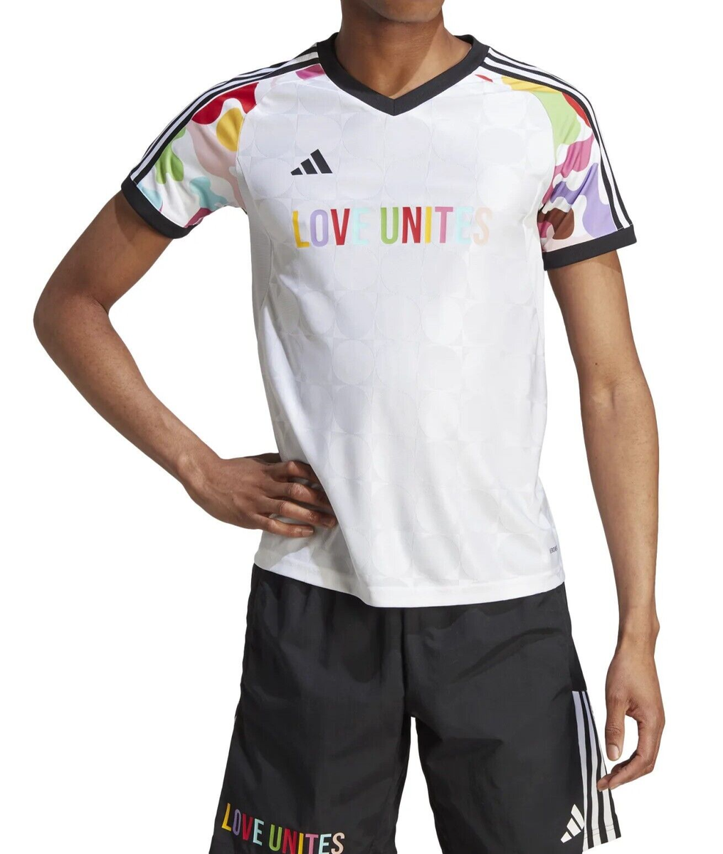 adidas Love Unites Aeroready Soccer Pride Pre-Match Active Jersey