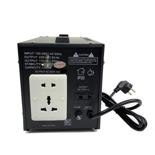 Regolatore di tensione elettronico 1500VA display digitale AC alimentatore domestico - Foto 9 di 10
