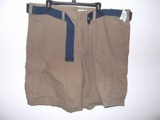 SONOMA - MEN - CARGO SHORTS - SAFARI BROWN - SIZE 46 BIG  TALL    AC-27-139 