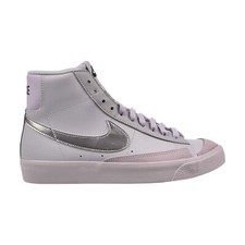 Nike Blazer Mid '77 GS Big Kids' Shoes Pure Platinum-Silver DA4086-010