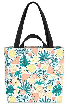 Tropical fruits Tasche Tropisch Obst Ananas Essen Exotisch Mango Kiwi Banane