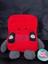NWT 7.5" Bum Bumz Russ Colin Red Chair Stuffed Bean Bag Plush BumBumz