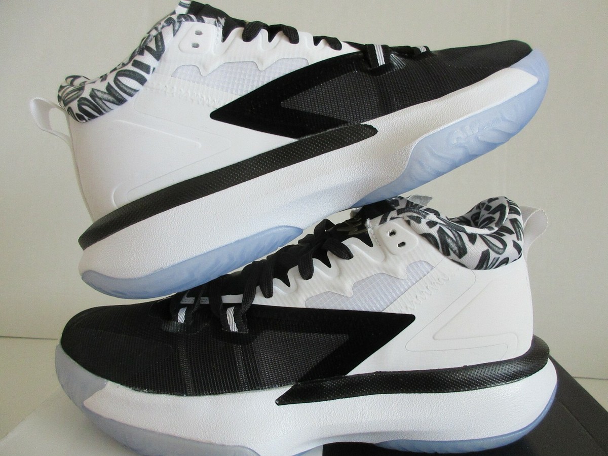 NIKE JORDAN ZION 1 BLACK-METALLIC GOLD-WHITE SZ 9 [DA3130-002] | eBay