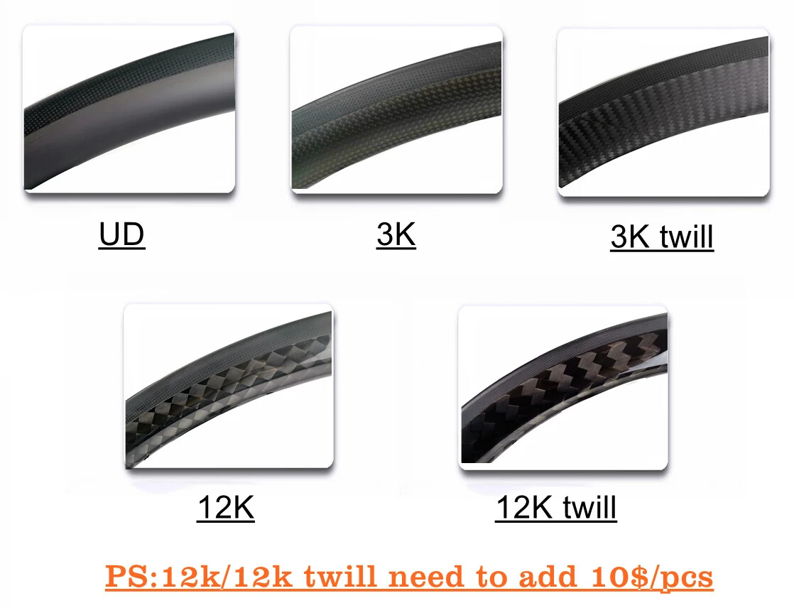 700C Road Bicycle V/Rim Brake Carbon Wheelset 38*25mm Clincher/Tubeless Wheels