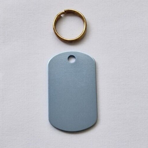 Hundeausweismarke Halsband Scheibenmarke & Ring kostenlose Gravur kostenloser Versand