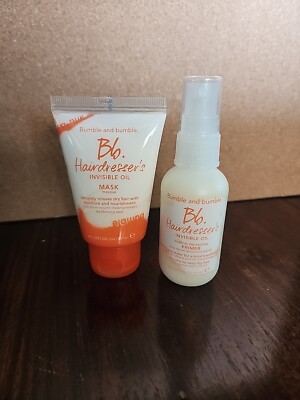 Bumble and Bumble Bb Hairdresser Invisible Oil Hair Mask & Primer Both 2 fl.oz.