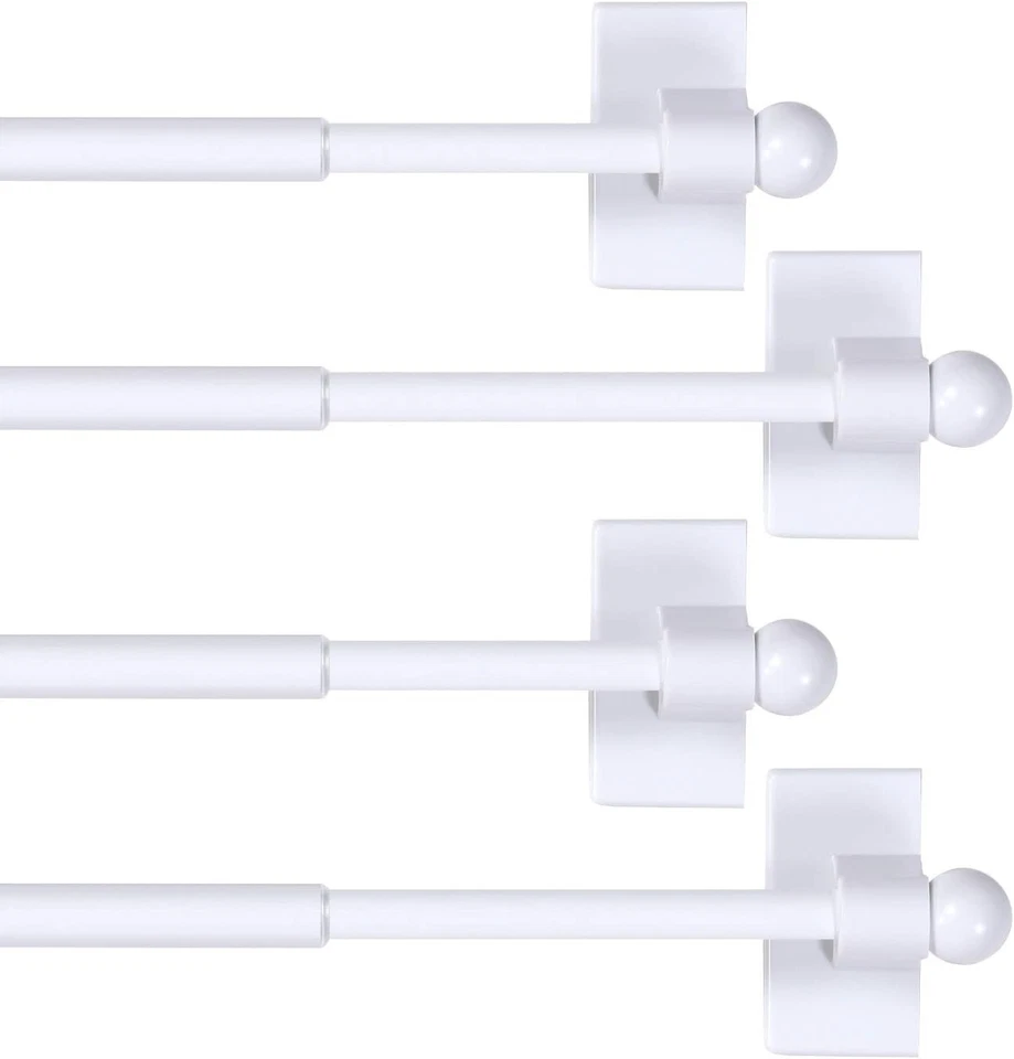 Varillas magnéticas para puertas metálicas - Paquete de 4 remates de bola pequeños Foto 3 de 4