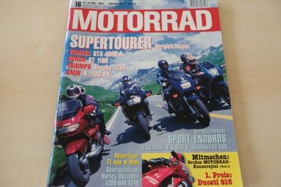 2) Motorrad 16/1994 - Triumph Trophy 1200 mit 98P - Yamaha GTS 1000 A mit 98PS