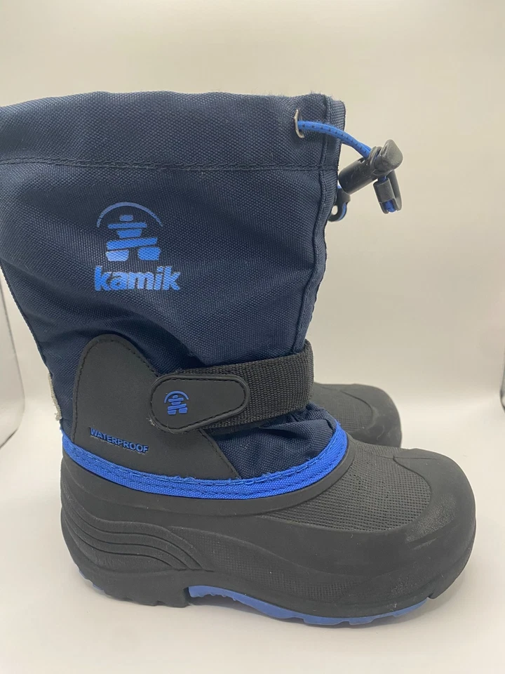 Kamik Impermeable Niños Talla 11 Azul y Negro Foto 2 de 4