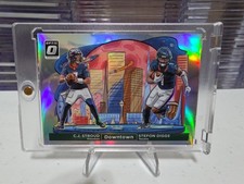 C.J. STROUD/STEPON DIGGS DUAL DOWNTOWN! 2024 DONRUSS OPTIC! TEXANS!