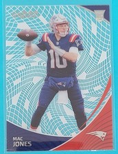 2021 Chronicles Clear Vision Rookies #CVR-12 Mac Jones NE FOOTBALL Card V7