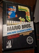 Original Mario Bros. Arcade Classic Series NES  CIB Hang Tag Not Punched