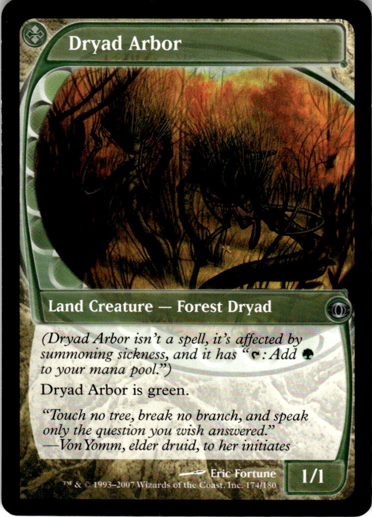 2007 Future Sight Magic The Gathering Dryad Arbor 174/180 LP