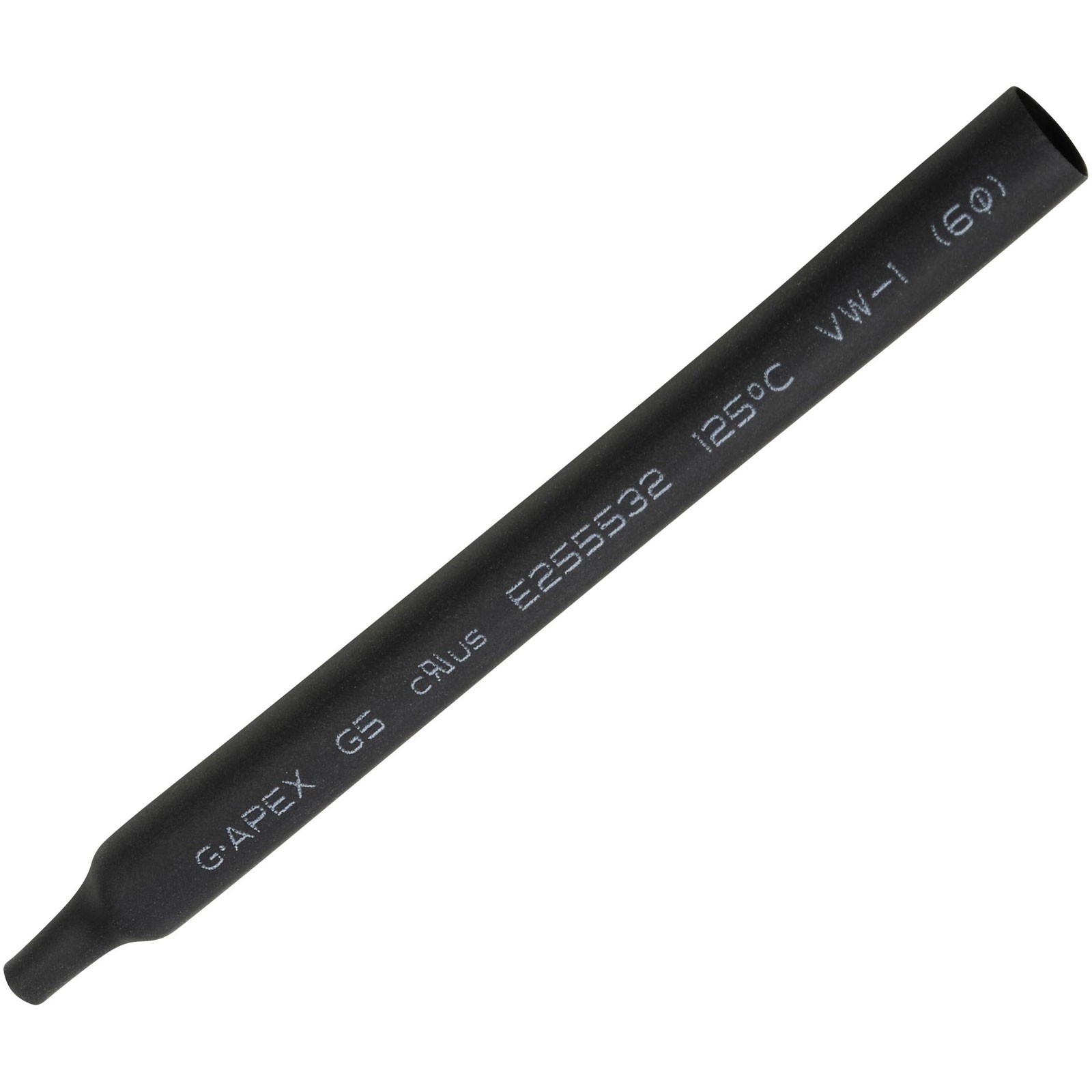 TruComponents Heatshrink Blk 6mm 3mm Shrinkage:2:1 10 m