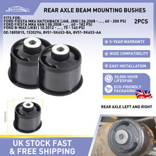 2X REAR AXLE MOUNTING BUSHES SUSPENSION FOR FORD FIESTA MK7 (2008-2017) 1805815