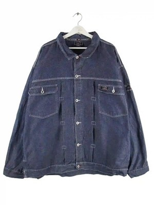 U.S. Polo ASSN. y2k Jeans Jacke Blau 3XL Herren