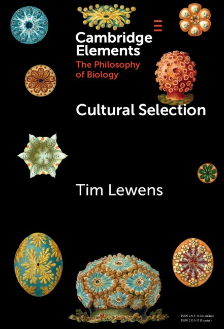Cultural Selection Lewens Hardback Cambridge University Press 9781009539067