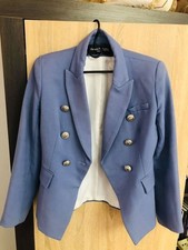 Women Balmain Blazer Blue