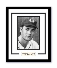 Tom Hanks Signed 11x14 Framed Photo Baseball League their Own Jimmy Dugan ACOA