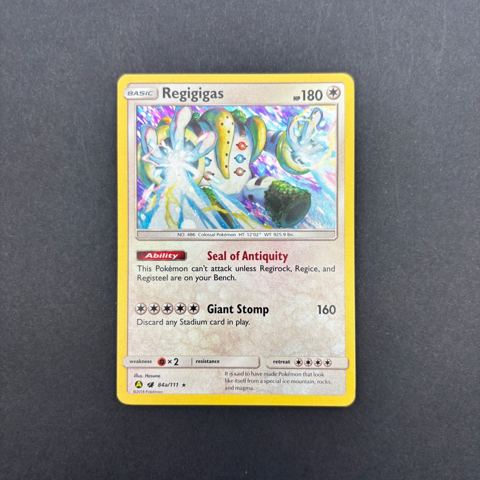 Regigigas - 84a/111 Promo Alternate Art Promos 084a/111 Pokemon Card
