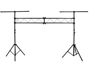 Pro Audio DJ Portable Light Lighting Fixture T Bar Stands 10Ft Truss Package