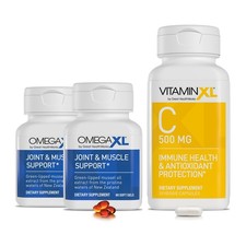 OmegaXL Joint Support Supplement, Natural Muscle 50 Count Pack of 3 