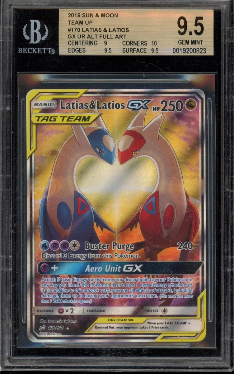 Preços baixos em Latias & Latios GX 170/181 Sm-Team Up | eBay