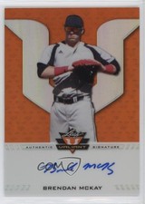 2017 Leaf Valiant Draft Orange 6/25 Brendan McKay #BA-BM1 Auto 6fs