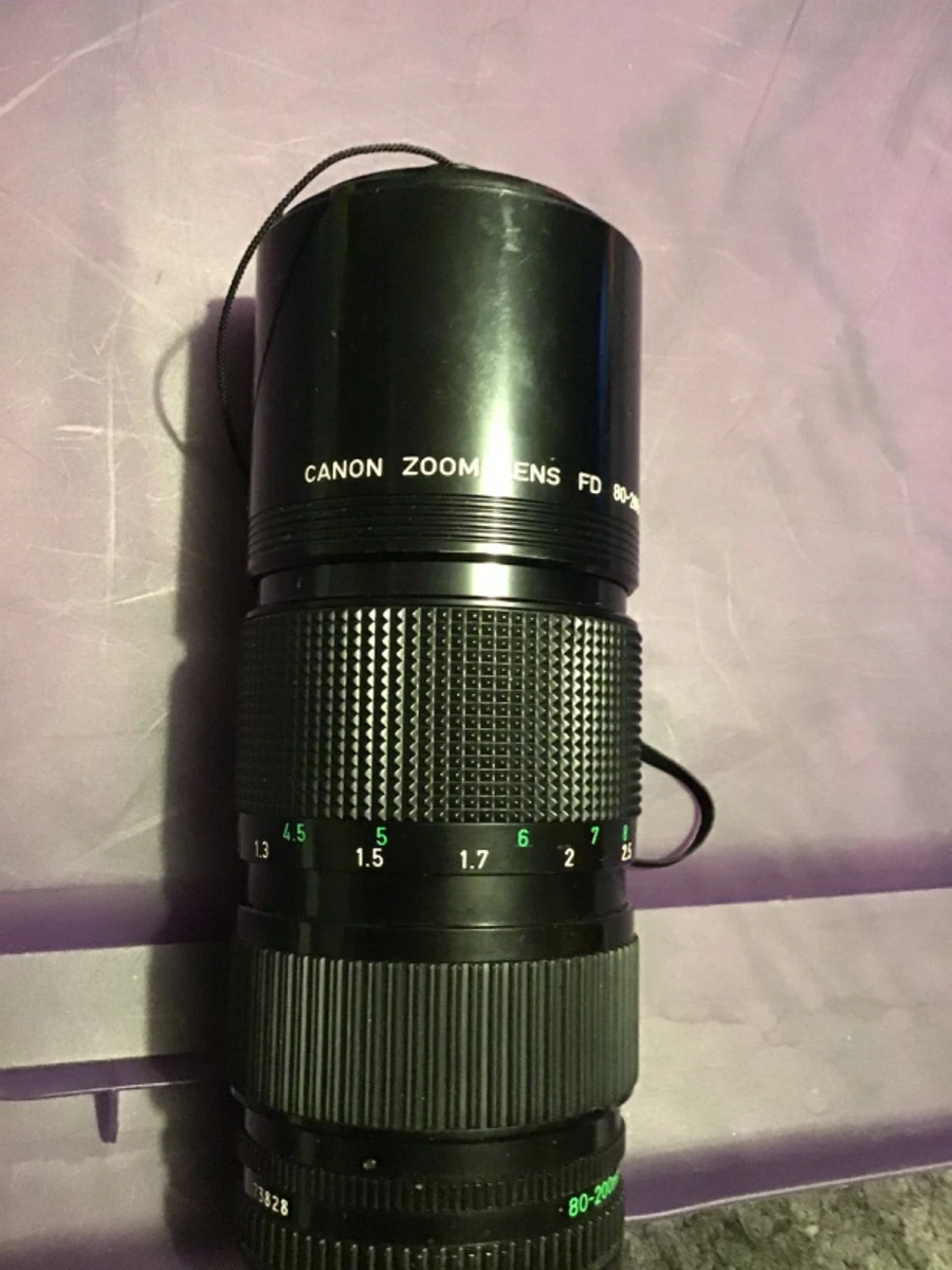 Canon FD f/4 Camera Lenses 80-200mm Focal for sale | eBay