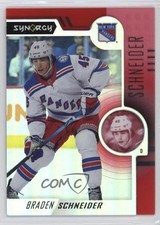 2022-23 Upper Deck Synergy Rookies Red Tier 1 Rookies Braden Schneider #76 14hk