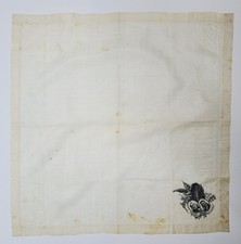 1900 William McKinley Teddy Roosevelt Eagle Flags Campaign Handkerchief Scarf