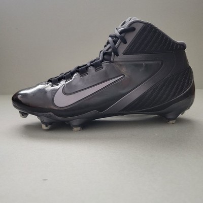 Nike Alpha Speed TD Black Athletic Training Football Cleats Men US 10.5 