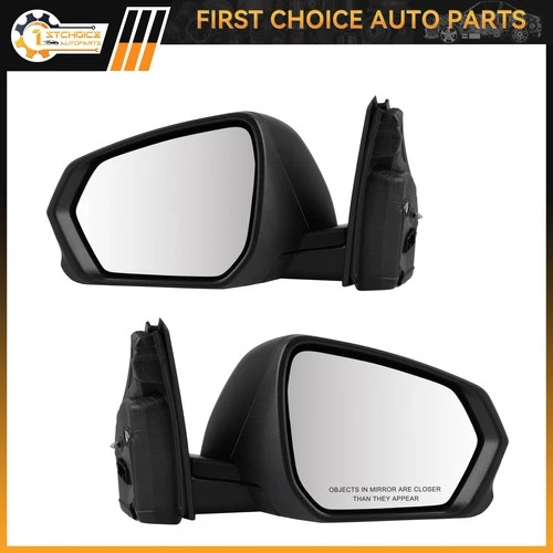 Black Mirrors Set Driver and Passenger Side For 2018-2021 Chevrolet Equinox