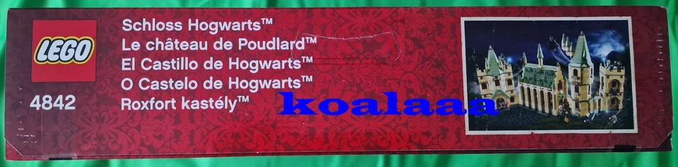 LEGO Originale HARRY POTTER 4842 Castello di Hogwarts NUOVO IMBALLO ORIGINALE mai aperto still seal - Immagine 3 di 4