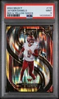 2024 Panini Select Jayden Daniels #112 RC Red & Yellow Shock PSA9 Mint