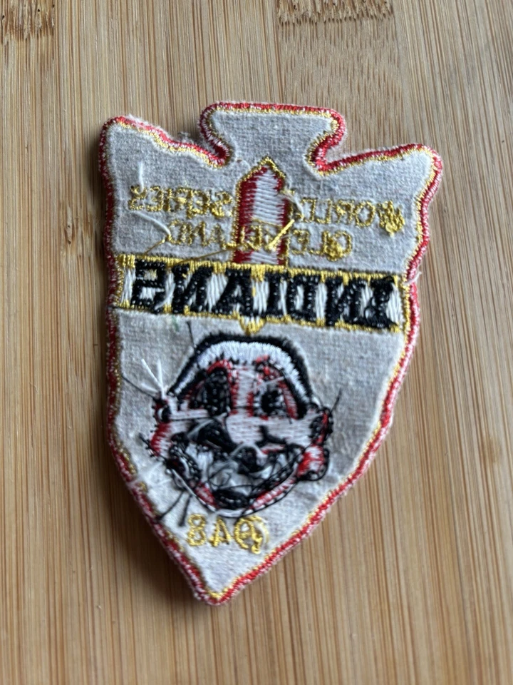 New 1948 Cleveland Indians World Series Patch 3.50 in. Official Sew On Iron Rare - Image 4 of 4