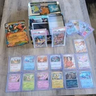 HUGE Pokemon Card Collection Lot PSA Slabs Holos Eevee Evolutions + Tin Bulk!