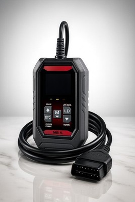 New! MR5 OBD2 Code Reader Provides Live Data & Battery/Charging Test, Color LCD