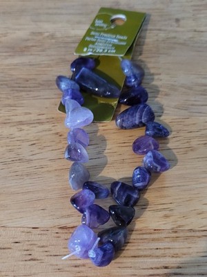 Teardrop Amethyst Beads - Bead Landing 8'' 10 x 15 mm Stone