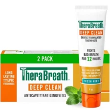 TheraBreath Deep Clean Toothpastes - 4oz/2pk