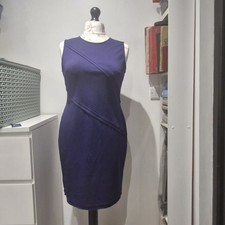 DKNY Purple Sleeveless Bodycon Dress UK 14 US 10 Cocktail Evening